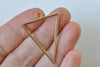 Anti Tarnish Circle Heart Triangle Oval Bar Geometric Charms Pendants