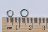 500 pcs Gunmetal Black Metal Iron Split Rings Size 5mm/6mm 25 Gauge