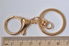 10 pcs Large Keychain Key Ring Clasps Antique Bronze/Light Gold/Rhodium