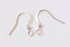 Silvery Gray Earwire Flat Fish Ball End Hook Findings Set of 100 A4006