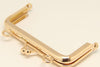 Clutch Purse Frame / Handle Purse Frame 9 x 4.5cm (3 1/2 x 2") Light Gold And Silver