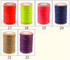 0.65mm Wax Cord Polyester Thread For Leather Craft 60 meters/65 yards