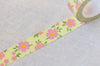 Fancy Flower Washi Tape 15mm x 10M Roll A13190
