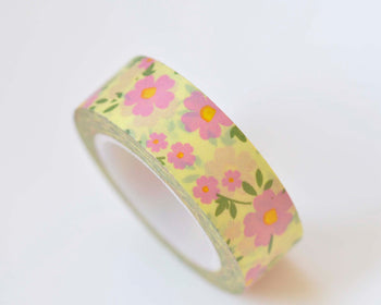 Fancy Flower Washi Tape 15mm x 10M Roll A13190