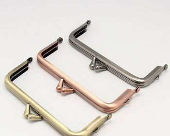 Retro Metal Purse Frame Clutch Purse Frame 11 x 4.5cm (4 x 2 inch) Three Colors