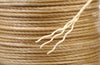 0.65mm Wax Cord Polyester Thread For Leather Craft 60 meters/65 yards