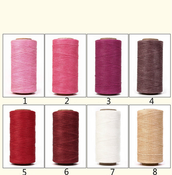 150D Flat Wax Cord Polyester Thread For Leather Craft -240 meters