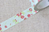 Cute Flower Adhesive Planner Washi Tape 15mm Wide x 10M Roll A13301