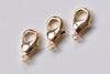10 pcs 24K Gold Parrot Claw Lobster Clasps 10mm A6900