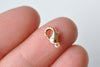 10 pcs 24K Gold Parrot Claw Lobster Clasps 10mm A6900