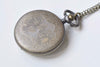 1 PC Antique Bronze Steampunk Pocket Watch Necklace A1378
