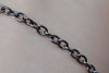 16ft (5m) of Gunmetal Black Oval Link Cable Chain 3x4mm A1043