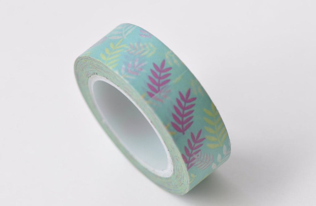 Vintage Flower Adhesive Planner Washi Tape 15mm x 10M Roll A13310