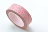 Lovely Pink Flower Washi Tape 15mm Wide x 10m Roll A13381