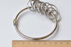 One PC Platinum 10 Loops Swivel Clasp Keyring Keychain A6896