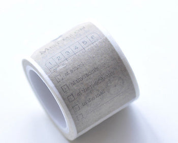 Retro Washi Tape Journal Supplies 25mm Wide x 5M Roll A12532