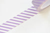 Purple Stripe Washi Tape 15mm Wide x 10m Long A12151