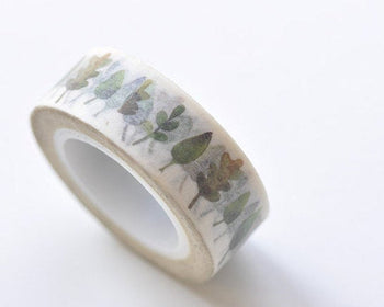 Green Leaf Nature Crafting Washi Tape 15mm x 10M A12164