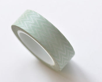 Green Wave Washi Tape 15mm Wide x 10M Roll A12324