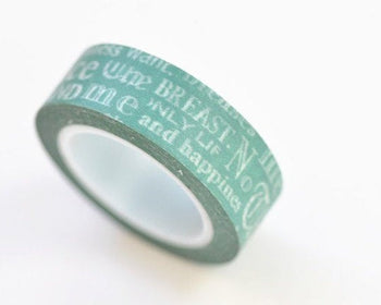 Retro Washi Tape 15mm wide x 10m long A12739