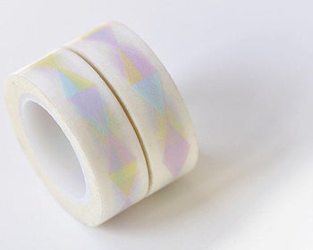 Rainbow Diamond Washi Tape 15mm wide x 10M long A12867