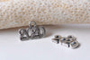 30 pcs Antique Silver New Year 2019 2020 Charms 10x13mm