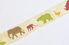 Animals Deco Tape Elephant Monkey Bear Adhesive Washi Tape 15mm Wide x 10M Roll A13305