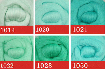 Colorful Needle Felting Wool Australian Merino Wool 5G(0.17 OZ) A Pack