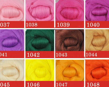 Colorful Australian Merino Wool Needle Felting 5G A Pack