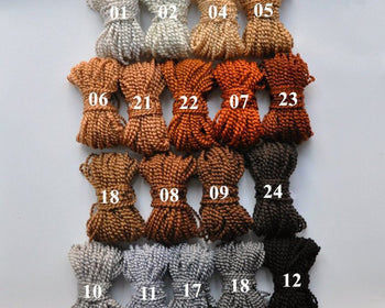 Wool Curls For Doll Hair Felting Art Yarn 30G (1 OZ) A Bundle