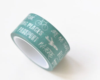 Travel Washi Tape Journal Supplies 20mm Wide x 5M Roll A13319