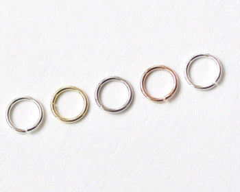 20 pcs 925 Sterling Silver Open Jump Rings 3mm/3.5mm/4mm/5mm 24G