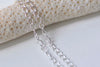 3.3 ft (1m) Polished Sterling Silver Rolo Oval Cable Curb Chain