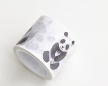 Cute Panda Bear Deco Tape Journaling Supplies Adhesive Washi Tape 30mm Wide x 5M Roll A13326