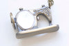 1 PC Sewing Machine Vintage Style Pocket Watch Necklace  A5746