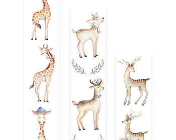 Cute Nordic Deer Paper Tape Merry Christmas Happy Holiday Planner Washi Tape 30mm x 5M A12198