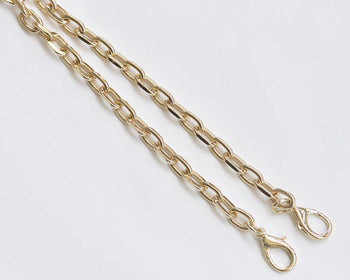 8mm Purse Frame Chain Antique Gold Chain With Lobsters 60/70/80/90/100/110/120/130cm
