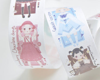 Lovely Girls Washi Tape 36mm wide x 3M Roll A12537