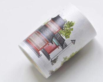 Vintage House Washi Tape Wide Scrapbooking Supply 55mm wide x 3M Roll A10707