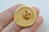 24K Gold Tie Tack Clutch Lapel Pin Brooch Blank Match 25mm Cameo Set of 6 A6355