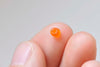 700 pcs Orange Irregular Glass Loose Seed Beads 4mm A8416