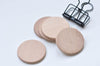 10 pcs Unvarnished Beech Wood Blank Disc Chip Baby Teething DIY Wood Craft 36mm A7865