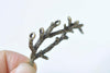 10 pcs Antique Bronze Dotted Tree Branch Connectors Coral Charms 30x52mm A8926