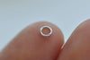 20 pcs 925 Solid Sterling Silver Closed Soldered Jump Rings Size 3mm/3.5mm/4mm/5mm
