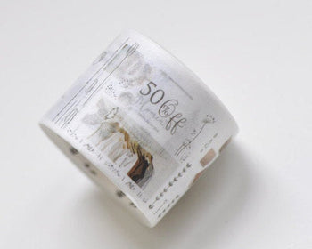 Cute Washi Tape 30mm wide x 3M long A12003