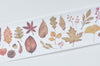 Leaf Nature Crafting Wide Washi Tape Card Making 40mm x 5M Roll A10568