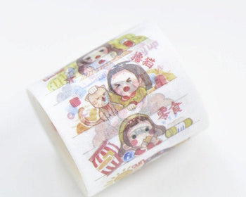 Cute Girl Washi Tape 40mm wide x 3M A10673