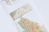 Retro Flowers And  Vintage Windows Washi Tape 45mm wide x 3M A10674