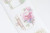 Retro Flowers And  Vintage Windows Washi Tape 45mm wide x 3M A10674