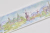 Vintage Castle Washi Tape/ Japanese Masking Tape 30mm wide x 5M long (approx. 1.2 inch wide x 5.5 yards long) A10668